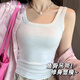 都市麗人【魚骨顯瘦升級】吊帶背心女外穿美背文胸夏季打底上衣 白色 L