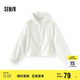 森馬（Semir）外套女碎花肌理森系少女感2025夏季oversize連帽夾克109325108005