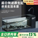 貝初眾魚缸溪流缸白玻璃魚缸一體缸自循環(huán)全套生態(tài)魚缸客廳桌面魚缸 大號【60*20*20cm】含過濾套餐 【白魚缸】 【側(cè)濾溪流生態(tài)缸】