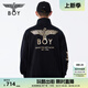 BOY LONDON【黑執事】春男女同款黑色潮酷針織外套N12801 黑色 XS