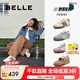 百麗（Belle）張凌赫同款彩虹豆透氣新款德訓(xùn)鞋女商場款運(yùn)動阿甘鞋B1U1DAM5預(yù)售 【張凌赫/鐘楚曦同色】貝殼米 38 (240mm)