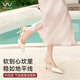 吳大叔【紅云鞋系列】吳大叔夏氣質(zhì)尖頭涼鞋百搭漆皮高跟鞋時(shí)尚細跟女鞋