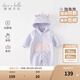 戴維貝拉（DAVE＆BELLA）新生兒連體衣初生嬰兒外出服男女寶衣服0-6個月秋冬新年爬服 獨角獸【現(xiàn)貨】DB4236421 80cm （建議身高73-80cm）