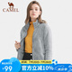 駱駝（CAMEL）戶外抓絨衣春秋加厚保暖開(kāi)衫沖鋒衣內(nèi)膽外套防靜電