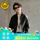 G. DUCKKIDS童裝男童秋裝外套2025新款兒童衣服春秋款?yuàn)A克衫時(shí)髦百搭男孩皮衣 黑色 100 尺碼2~3歲【 90-100cm】