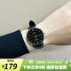 卡西歐（CASIO）手表女 指針系列 輕奢簡約休閑女表 大表盤石英表學(xué)生表考試表 LTP-VT01L-1B 店長推薦