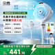 貝昂空氣循環(huán)扇靜音臥室客廳電風扇智能語音節(jié)能大風力直流變頻家用風扇臺式桌面電風扇3D搖頭 SF3Pro【AI風隨人動】感應搖頭