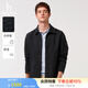 哈吉斯（HAZZYS）男裝 春季戶外休閑外套簡(jiǎn)約翻領(lǐng)夾克男ASVZU0CAX62 深藏青色DN L （175/96A 48）
