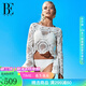 范德安（BALNEAIRE）泳衣外搭罩衫女士復(fù)古鉤花蕾絲長袖沙灘海邊百搭防曬上衣 30223 白色 S M