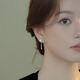 伊燦長款流蘇淡水仿珍珠耳釘女一款兩戴耳環(huán)高級感耳夾2025年新款耳飾 長款流蘇淡水珍珠耳夾