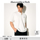 ABERCROMBIE & FITCH【重磅亨利衫】男裝25夏新款經(jīng)典小麋鹿寬松短袖T恤KI124-5188 白色 S (175/92A)