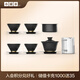 小罐茶茶具整套茶具功夫套茶具蓋碗茶杯高端茶具禮盒裝 黑色