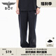 BOY LONDON春夏男女同款休閑褲老鷹繡花印花直筒長褲N15002 黑色 M