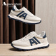 雅格獅丹（Aquascutum）男鞋2025秋季新款真皮透氣休閑運動(dòng)鞋防滑增高戶(hù)外跑步鞋 白色 40 -適合運動(dòng)鞋41碼