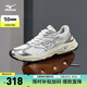 美津濃（MIZUNO）新款男女跑步運動鞋 都市運動搭配透氣復(fù)古機能跑步鞋 RACER V2