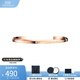 丹尼爾惠靈頓（DanielWellington）dw手鐲 情侶款開口可調(diào)節(jié)經(jīng)典簡(jiǎn)約時(shí)尚手環(huán)飾品 七夕禮物送女友 玫瑰金【大號(hào)180mm】DW00400001