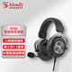 雙飛燕（A4TECH）M760有線(xiàn)游戲耳機頭戴式血手幽靈USB7.1音效fps吃雞CSGO電腦電競專(zhuān)用明末淵虛之羽耳機耳麥 高雅黑