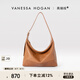 VANESSA HOGAN【張雅欽同款】VH女包欣冉hobo包頭層植鞣牛皮質(zhì)感斜挎腋下單肩包
