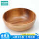 NITORI宜得利家居 家用大號實木飯碗湯碗木質(zhì)簡約23cm相思木圓碗 23CM