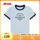 NEW BALANCE童裝 4-14歲男女童夏季新品抗菌印花T恤