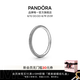 潘多拉（PANDORA）ME系列率性年輪戒指紋理可疊戴情侶對(duì)戒七夕情人節(jié)禮物送女友 黑色紋理 54mm