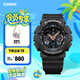 卡西歐（CASIO）G-SHOCK GIRLS GMA-S140運動女士手表防水手表 GMA-S140-1APR200米防水