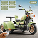 哈哈怪兒童電動(dòng)摩托車兒童摩托車3-6歲兒童電動(dòng)車玩具車可坐人兒童車 豪華綠|6V10電瓶+雙驅(qū)+遙控+挎斗