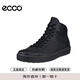愛步（ECCO）男士高幫休閑板鞋582424 01001黑色 42 