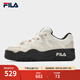 FILA 斐樂官方女鞋ROSETTA摩登板鞋春新款斑斕鞋運(yùn)動鞋休閑鞋 奶白/杏仁奶白-GA 37.5