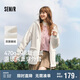 森馬（Semir）森馬外套女仿羊羔毛搖粒絨雙面穿連帽重磅夾克24新款109724108002