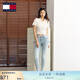 TOMMY JEANS25新款春夏女裝復(fù)古淺藍色水洗高腰緊身微彈顯瘦牛仔褲20025 牛仔藍1AB 28