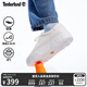 添柏嵐（Timberland）【增高3.8CM】官方女休閑小白鞋輕便舒適|A5ZHG A5ZHGW/白色 36