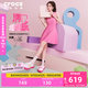 卡駱馳crocs白鹿同款經(jīng)典堆堆洞洞鞋時尚百搭男鞋女鞋|211355 火龍果色-6ZQ 36 /37(220mm)