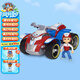汪汪隊(duì)立大功（PAW PATROL）狗狗巡邏隊(duì)男孩女孩生日禮物玩具車大救援車-巡邏車+萊德