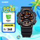 卡西歐（CASIO） SPORT AQ-S810 卡西歐男士手表運動太陽能手表 AQ-S810W-8AVPF-100米防水