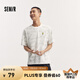 森馬（Semir）史努比系列短袖T恤男秋季滿印情侶上衣潮 白灰色調(diào)00312 M