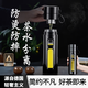 WCZ德國高端鋼化玻璃杯防摔茶杯茶水分離雙層男款水杯泡茶杯子 至尊款【耐高溫 不炸裂】黑色650ml