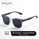 BOLON暴龍眼鏡質(zhì)感方形眉架防紫外偏光太陽鏡戶外開車墨鏡男 BL6105D10