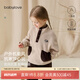 babylove寶寶奧利絨半開衛(wèi)衣春秋款兒童抓絨上衣保暖套頭外套外出休閑衣服 沙丘色 120