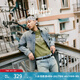Levi's?SilverTab?25年春夏新款男士美式復(fù)古破洞牛仔夾克外套 藍(lán)灰 004GK-0001 S