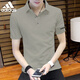 ADIDAS阿迪達(dá)斯polo衫男t恤男短袖衣服運(yùn)動服飾夏季冰絲速干男士健身裝 KB5976【官方正品 假一罰十】 L