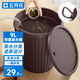 五月花茶水桶9L干濕分離茶渣桶加厚廢水桶茶盤排水桶茶葉不帶排水管
