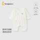 童泰（TONGTAI）嬰兒連體衣夏季莫代爾棉新生兒薄款衣服寶寶蝴蝶哈衣爬服白色59cm