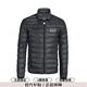 阿瑪尼（ARMANI）進(jìn)口輕薄羽絨服男EA7外套Logo早春立領(lǐng)保暖外套新年禮物送禮10424 黑色 L