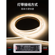已接入米家APP 智能COB燈帶LED燈條低壓線型性客廳氛圍無主燈護眼 單燈帶1米-三色燈帶