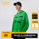 卡賓男裝字母印花連帽衛(wèi)衣秋款寬松上衣潮流街頭無(wú)性別H 草綠色58 L /175/50