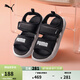 彪馬（PUMA）緩震中底魔術(shù)貼透氣涼鞋男女夏季休閑拖鞋SANDAL395429 黑色-白-07 40.5