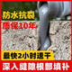 三青速干灌縫膠水泥基填縫劑防水涂料屋頂補漏王堵漏地面裂縫修復材料 灌封膠灰色500g*1袋-約施工6米