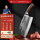 賒刀人618福利新款鍛打前切后斬高鉻斬切刀長久鋒利前切后斬 斬切兩用刀+剪刀
