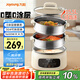 九陽（Joyoung）電蒸鍋電煮鍋電火鍋家用蒸包子蒸螃蟹鍋15.5L大容量電熱鍋分體可拆洗多用途鍋GZ581